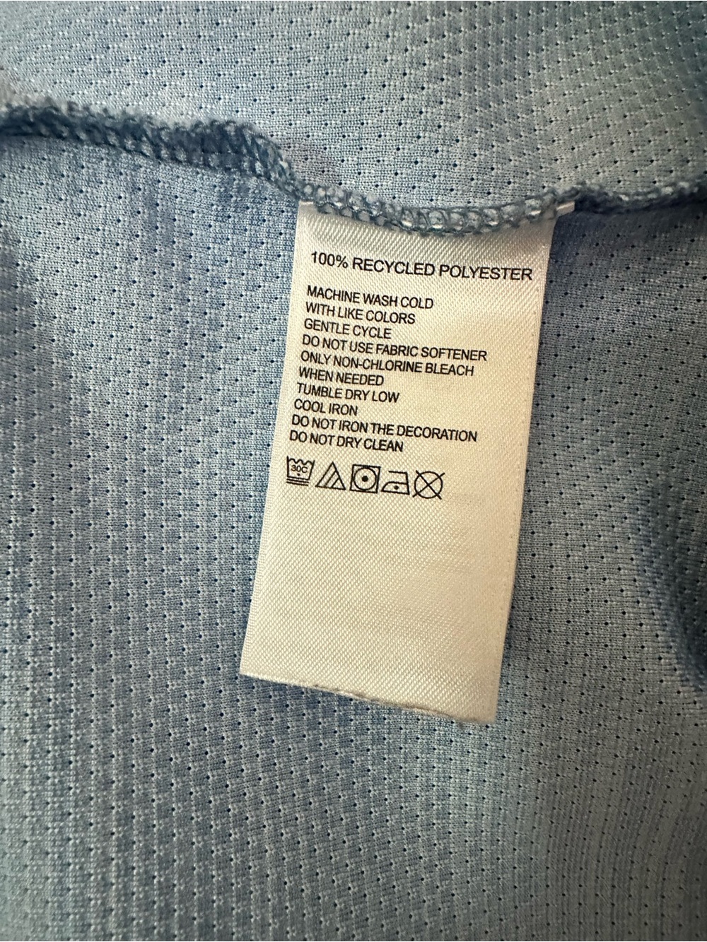 Tommy Bahama IslandZone Recycled Polyester Collared Polo Blue Short Sleeve 2XL - Picture 3 of 4